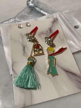 Le Petit Prince Asymmetrical Earrings